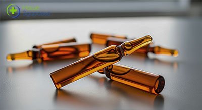 Ампулы лежат на столе